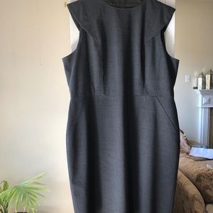 Plus size 20 Black Resume Sheath dress J Crew